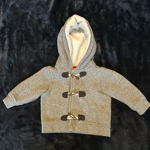 Carters toggle button hooded sweatshirt/coat.